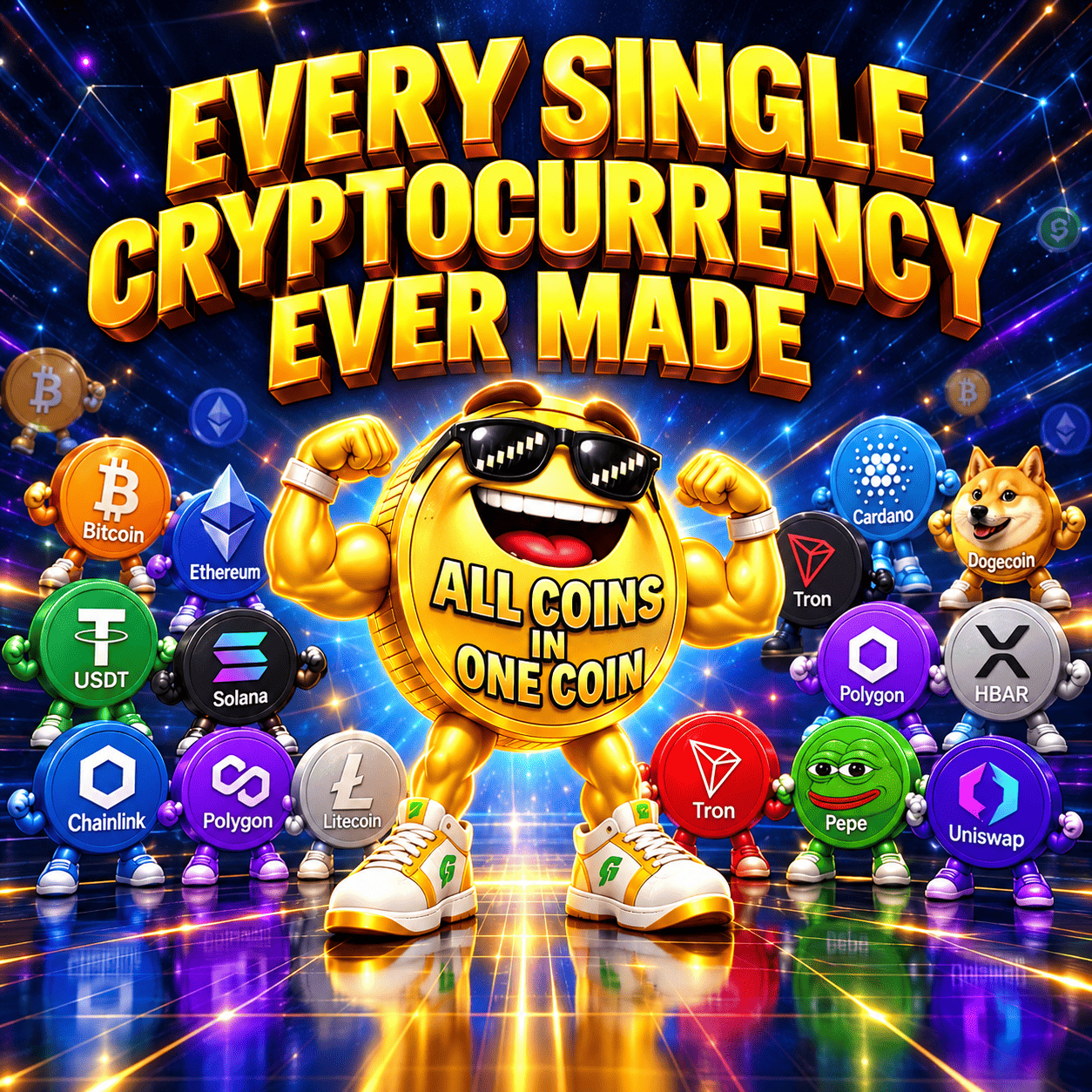 Every single cryptocurrency ever made